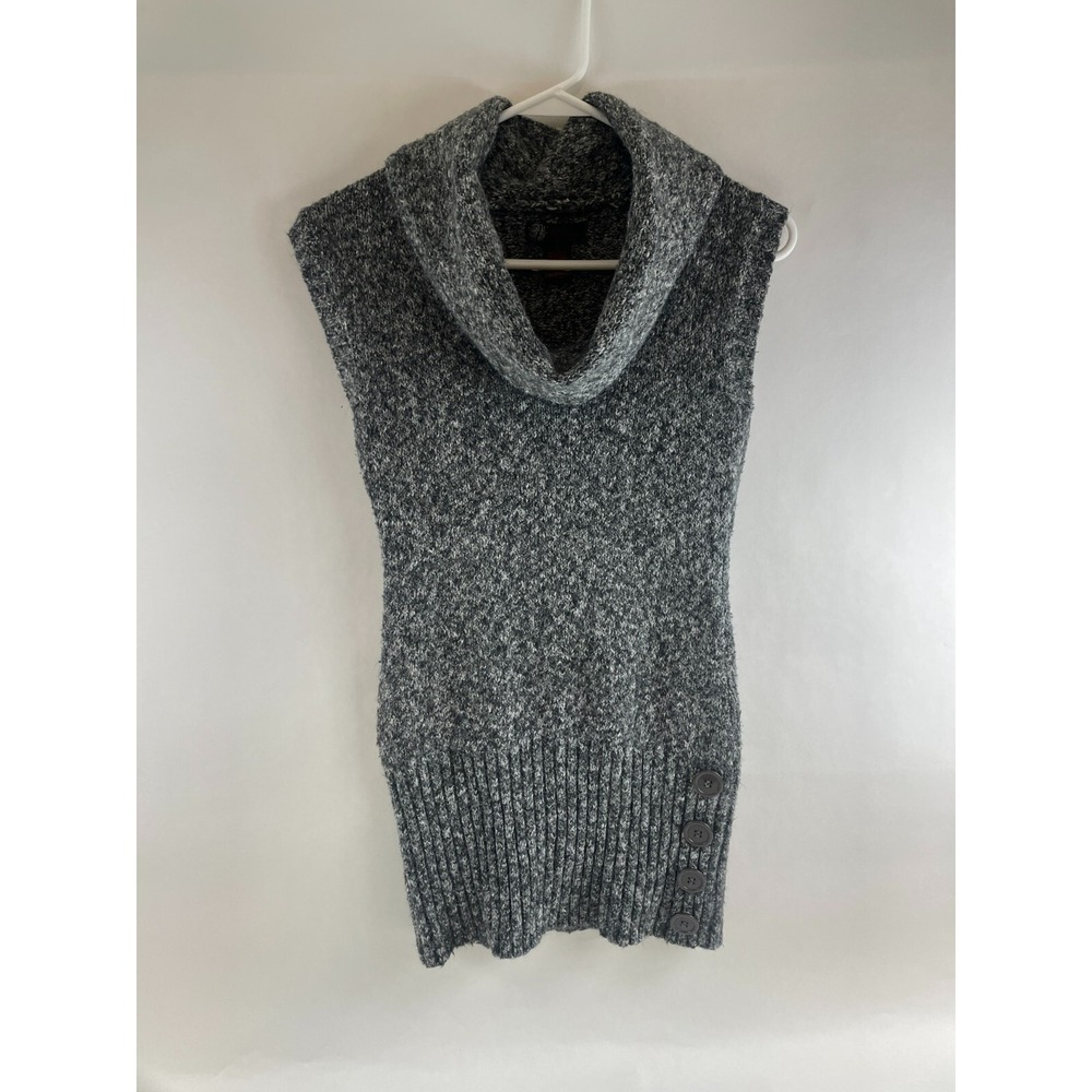 J.J. Basics Sweater Dress, Women's Size Small, Gray, Short Above Knee
